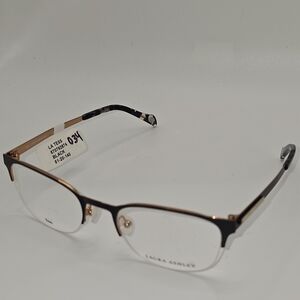 LAURA ASHLEY EYEWEAR TESS BLACK 51-20-140  RX EYEGLASSES FRAME‎